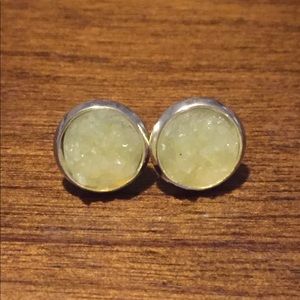 ☀️ Lemonade Iridescent Druzy Earrings